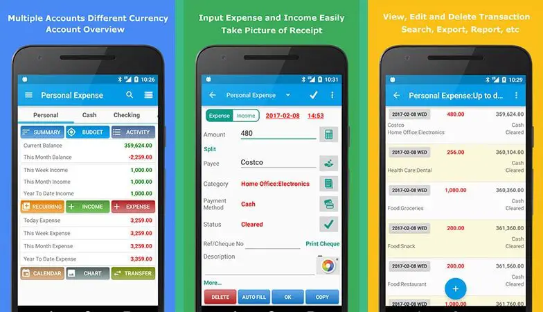 Expense Manager for android