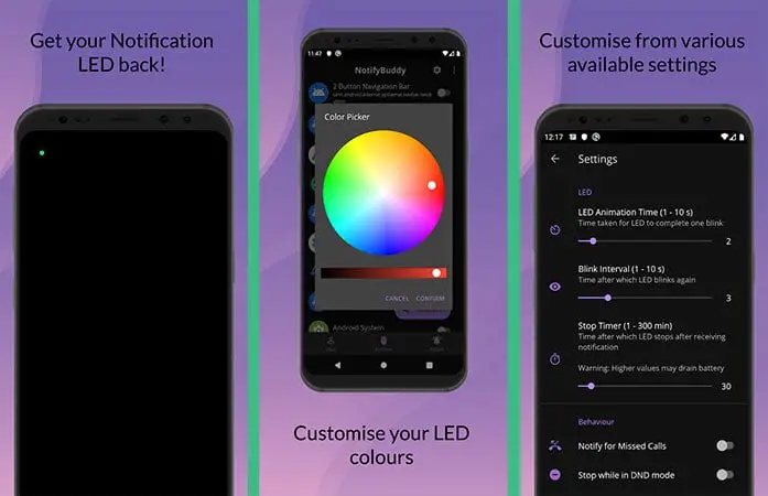 NotifyBuddy add led notification to android